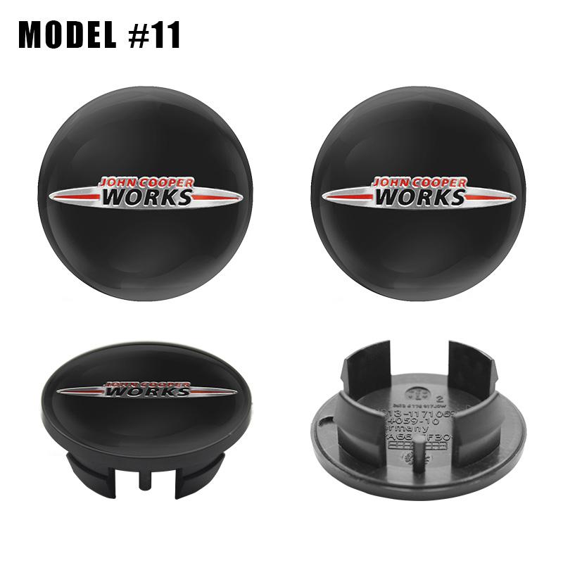 4Pc 54mm 52mm Car Wheel Center Cap Hub Covers Badge Stickers For Mini Cooper One JCW F54 F56 F60 R55 R56 R58 R60 R61 Accessories