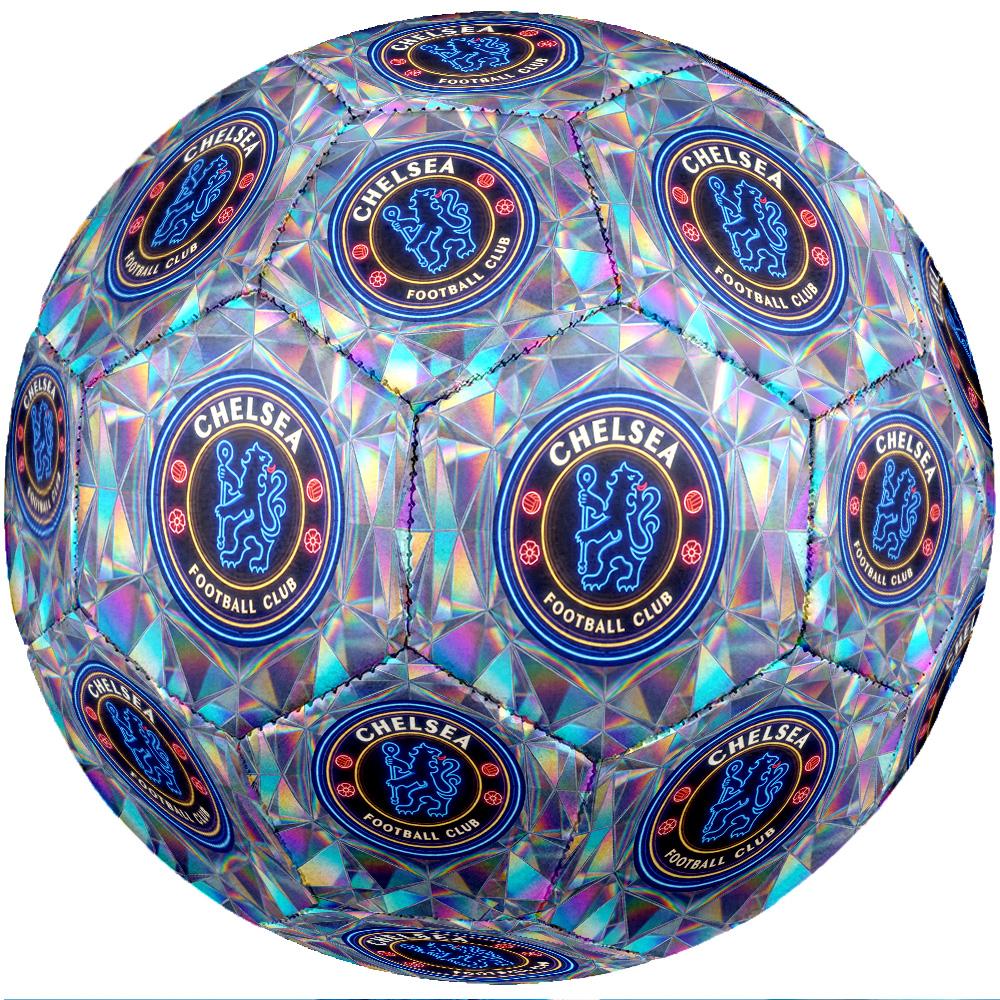 Chelsea FC Theme Soccer Ball Size 5 Soccer Ball Soft Touch Professional Training Football for Outdoor Sports