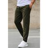 Men's Slim Fit Jogger Pants Double Leg Black