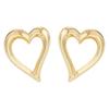 "Elegant Retro Gold Earrings: High-Grade Copper with Real Gold & 925 Silver Needles - Perfect for Valentine's Day"