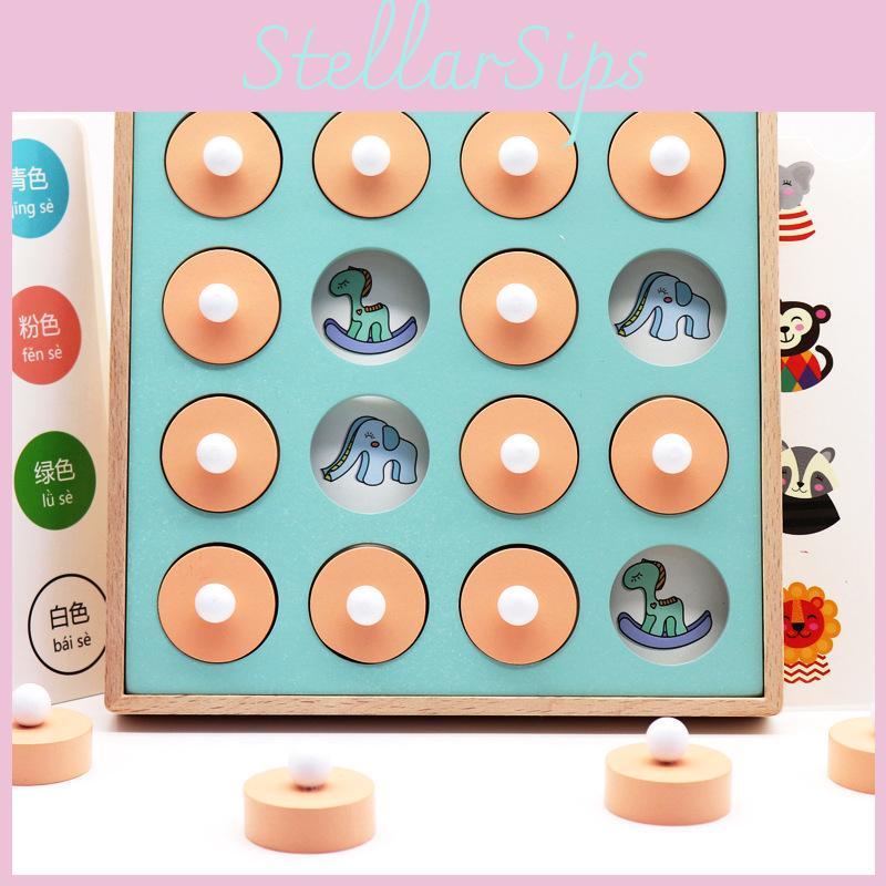 Kids Educational Wooden Logic Puzzle With Memory And Focus Development