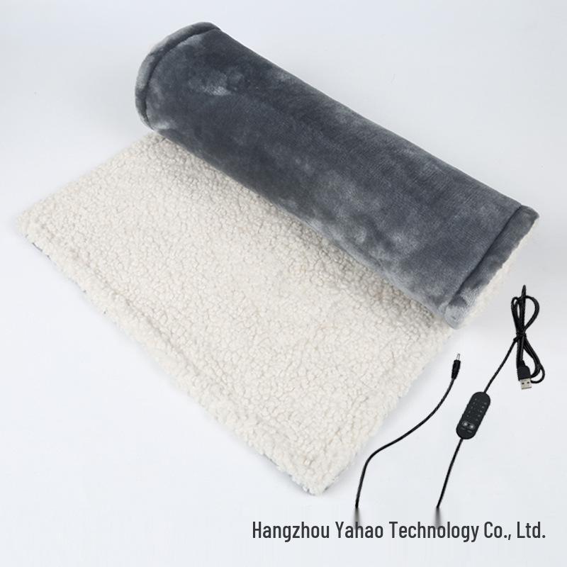 USB Heated Seat Cushion - Electric Winter Heating Pad for Office, Car, and Outdoor Chairs