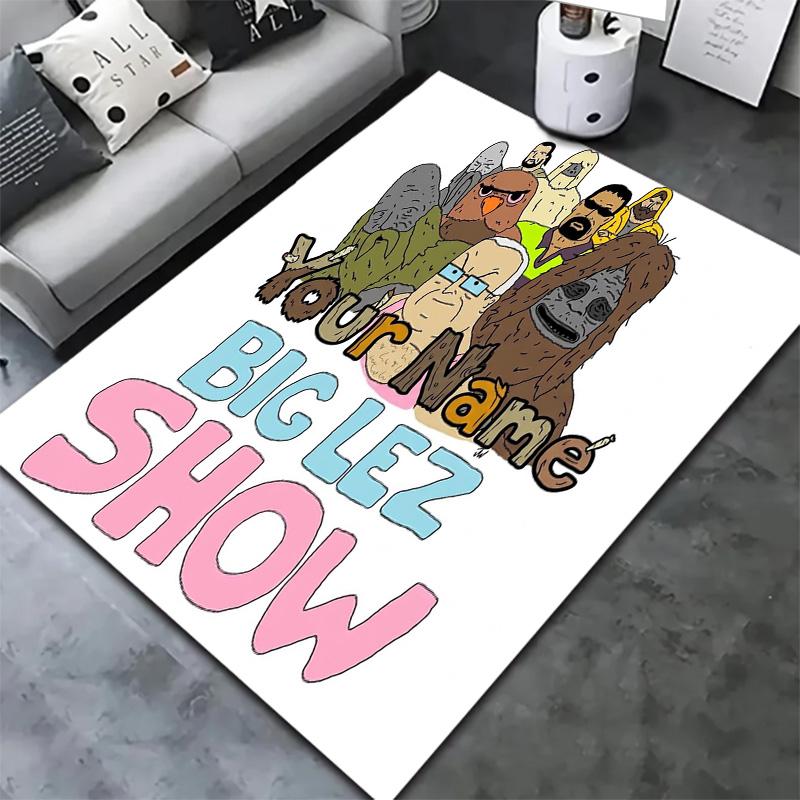 Big Lez Show Theme Custom Name Carpet Rug For Living Room Bedroom Home Sofa Decoration Kids Play Nonslip Floor Mat
