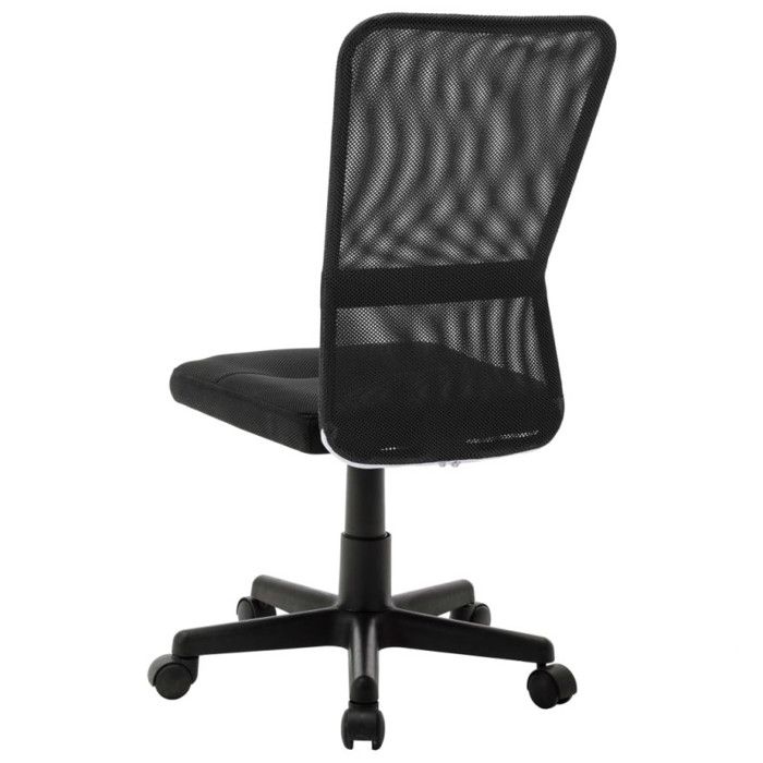 VidaXL Chaise de Bureau Pivotante Fauteuil de Bureau Siège Chaise de Sport Intérieur Pivotement sur 360 Degrés Noir 289510