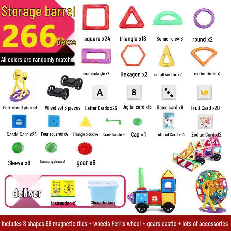 Magnetic Tiles: Children's Building Blocks Educational Toy Set