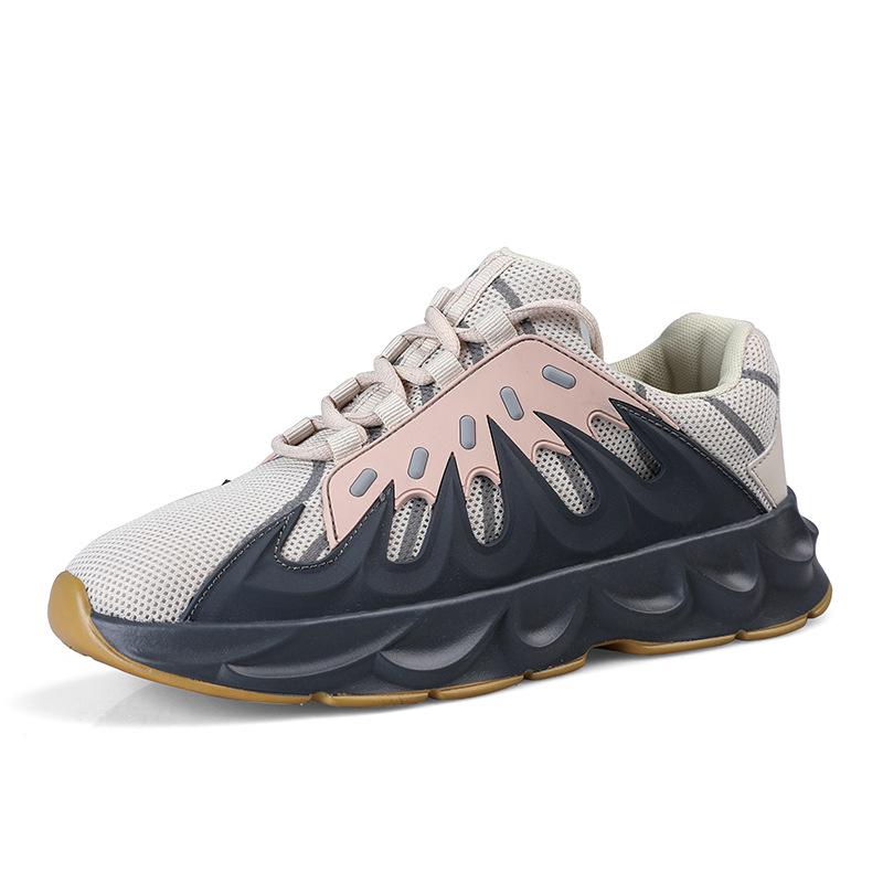 

Мужская обувь больших размеров Ins Trendy Sneakers Plastic Mesh Breathable Running Shoes Fashion Octopus Men s Shoes 45 бежевый