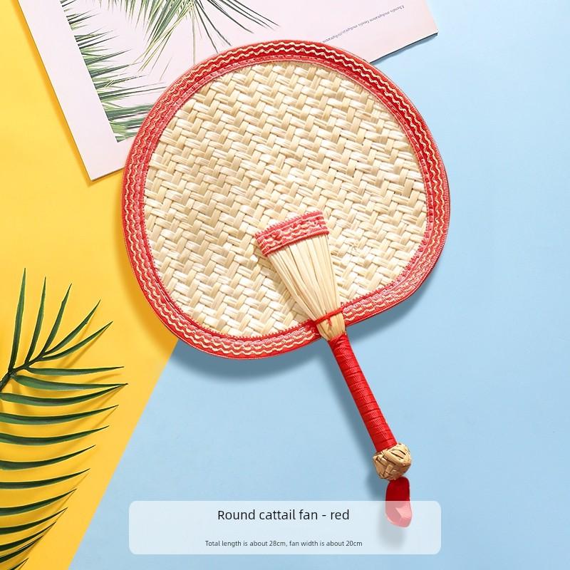 Summer Portable Large Palm Leaf Fan, Traditional Style for Children and Babies, Summer Cooling Hand Fan, Small Banana Leaf Fan