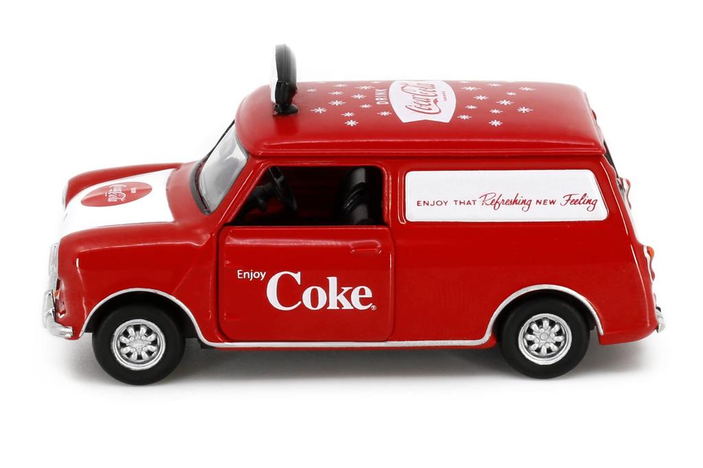 Tiny City Scale Morris Mini Cooper Diecast Model Car 1/50 Coca-Cola