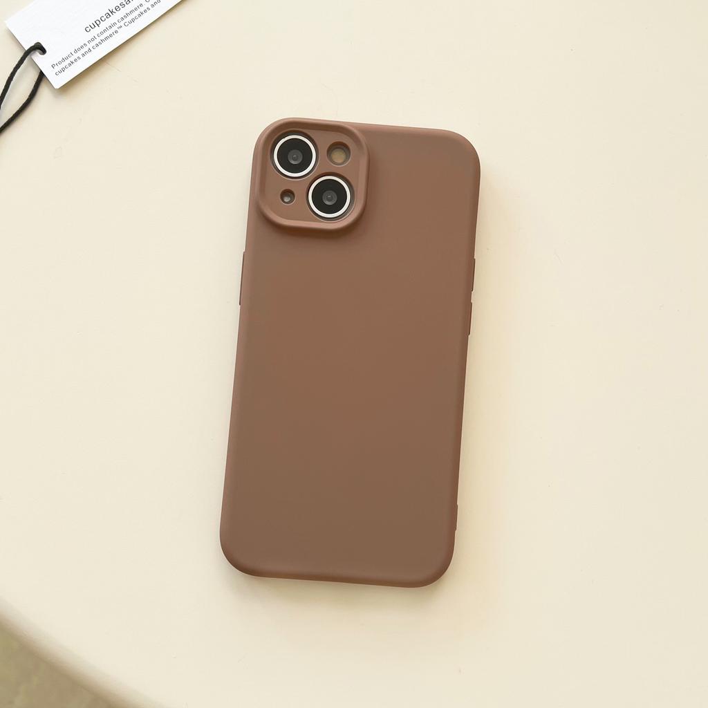 Etui na telefon For IPhone 17 Promax dla Apple 16 Płynny Silikon 14 Proste Jednolity Kolor 13 Odporne na Upadki Pokrowiec Ochronny