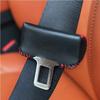 Universal Car Seat Belt Buckle Clip Protector leather Interior Button Case Anti-Scratch Cover Safety Car Accessories