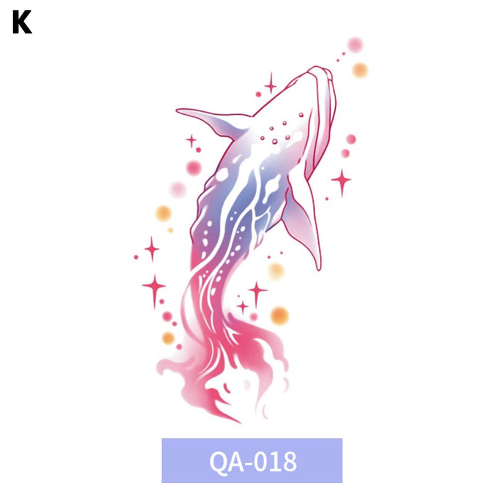 Barevné tetovací nálepky motýlů Vodotěsné Dlouhotrvající Roztomilé Japonské Dopamin Omyvatelné Tetování St G1S6