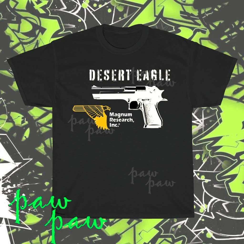 

Brand New Magnum Research Desert Eagle Logo American T-Shirt Funny Size S to 5XL L
