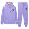 Trendy Corteiz Devil's Island Hoodie Street Hip Hop Sports Pants Casual Versatile Set