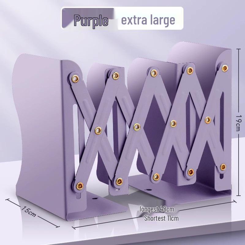 Zásuvný stolní regál na knihy s držákem na tužky a děličem knih pro studenty