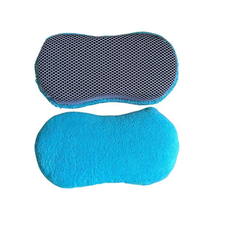 

Губка из кораллового флиса в форме 8: Губка для чистки автомобиля высокой плотности, не оставляющая царапин 23x12x5 cm