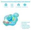 Baby Swimming Ring Inflatable Adjustable Safety Float for Infants Toddlers Kids Pool Bathing Summer Swimming Toys with Seat