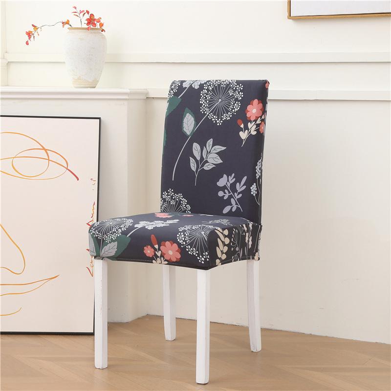 Chair Cover Elastic Chair Cover Printed Hotel Household Universal In All Seasons
