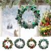 Christmas Tree Decorations 2D Santa Claus Home Decor Small Holiday Christmas Charm For Living Room Entryway Window Door Shelf