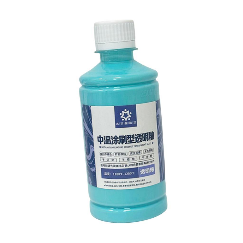 Ceramic Glaze Transparent 300ml Crafts Supplies Pure DIY Porcelain Pottery for