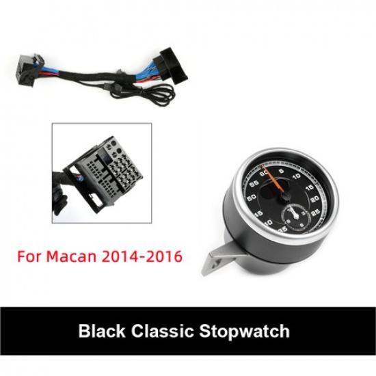 For Porsche Macan 2014-2024 Dashboard Sport Chrono Stopwatch Clock Watch Panel