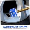 GRIRIW 10pcs Die Tire Valve Caps Air Valve Caps Tire Caps Truck Valve Stem