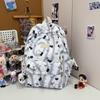 Schoolbag schoolbag junior high school girls high school students 1011 new high value large capacity college students backpack men travel bag