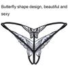 156 Butterfly Lace Embroidery Slitted Panties Women Sexy Perspective Thong