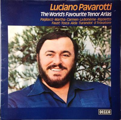 LP Record LUCIANO PAVAROTTI - The World's Favourite Tenor Arias OS26384 Decca 1975 UK Classical Used