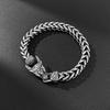 European American New Domineering Dragon Head Stainless Steel Bracelet Retro Dark Personality Trendy Accessory
