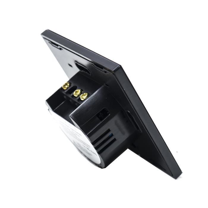 Commutateur capacitif à double contact PNI SH202, blanc avec indicateur LED