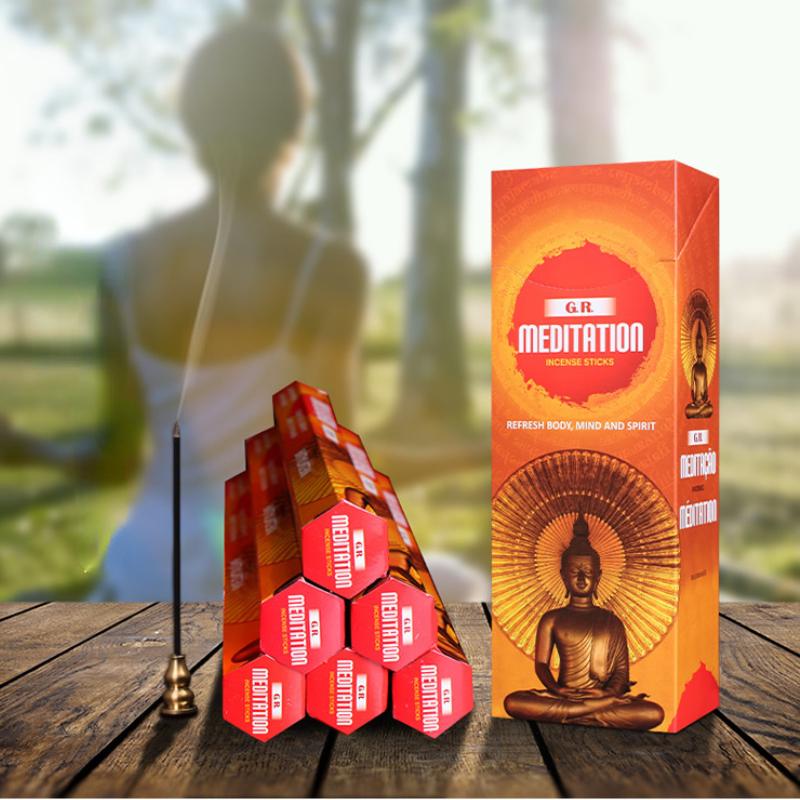 

Y Original Indian Meditation 120 палочек благовоний для дома, стойкий аромат, линия благовоний для туалета, дезодорант для свежего воздуха, ароматерапия Meditation