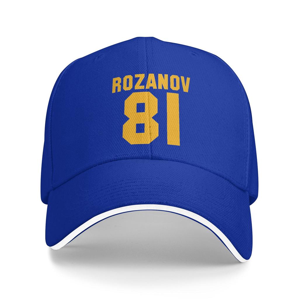 Ilya Rozanov 81 Logo Heated Rivalry Baseball Cap Popular  Sandwich Cap for Men Women Adjustable Dad Hat Outdoor