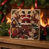 DIY Decorative Wall Ornaments Christmas Faux Pearl Art Kit, Rhinestone Painting 8" X 8", Cartoon Projects Snowman Animal Diamond Craft Kit for Adults,