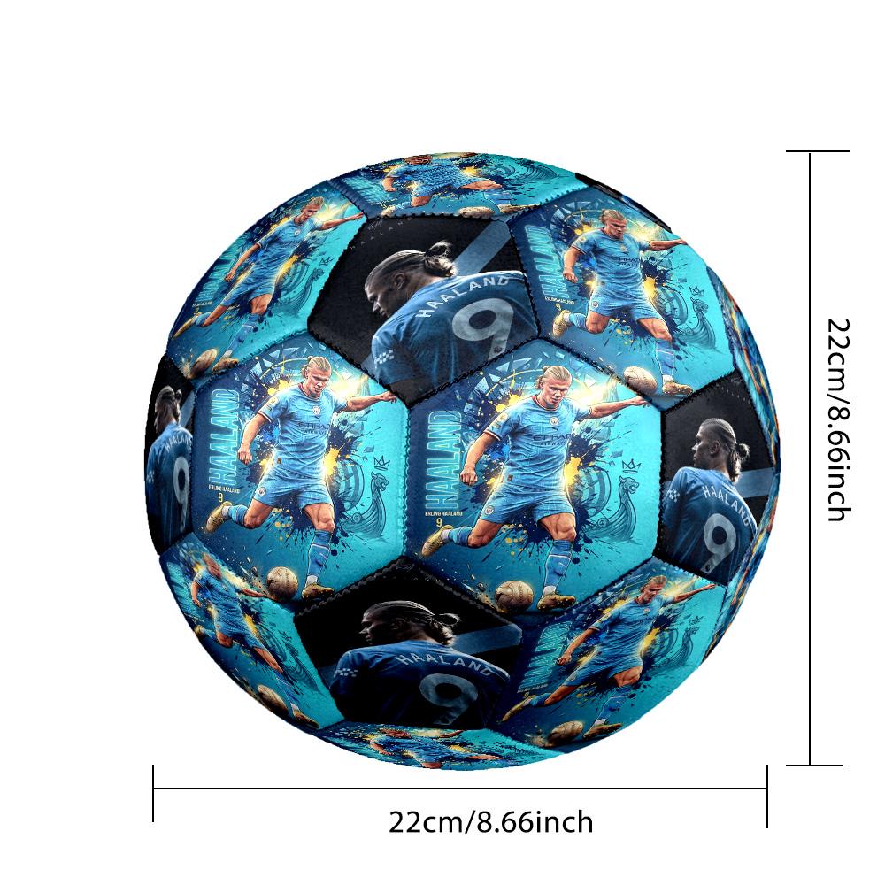 Haaland Manchester City Striker Size 5 Football Machine Sewn Indooroutdoor Universal Football Sports Enthusiast Gifts