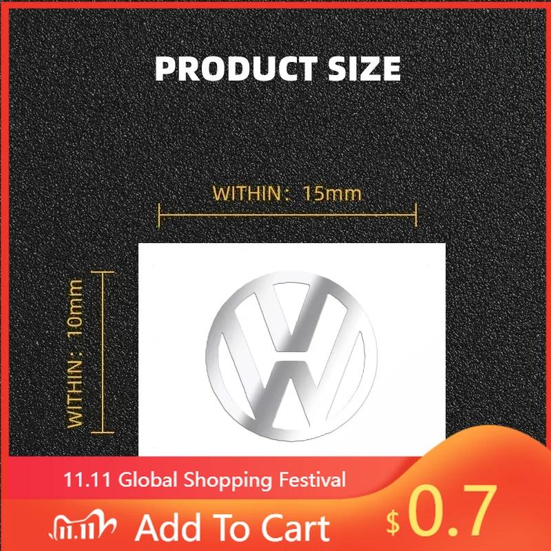 For VW Het 2025 Ny B6 For Volkswagen 2/5/10 stk Bil Logo Metall Klistremerker Dekorasjon Emblemer For Volkswagen GOLF 5 Tiguan Polo Golf 6