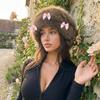 1pc Furry Hats For Women, Autumn/Winter Korean Warm Hats, Solid Flattering Mongolian Hats, Thickened Winter Outfits