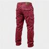 Herren Multi-Taschen Denim Cargo-Hose Vintage Gewaschen Gerade Arbeits Hose D-Ring Taille Outdoor Freizeit Hose