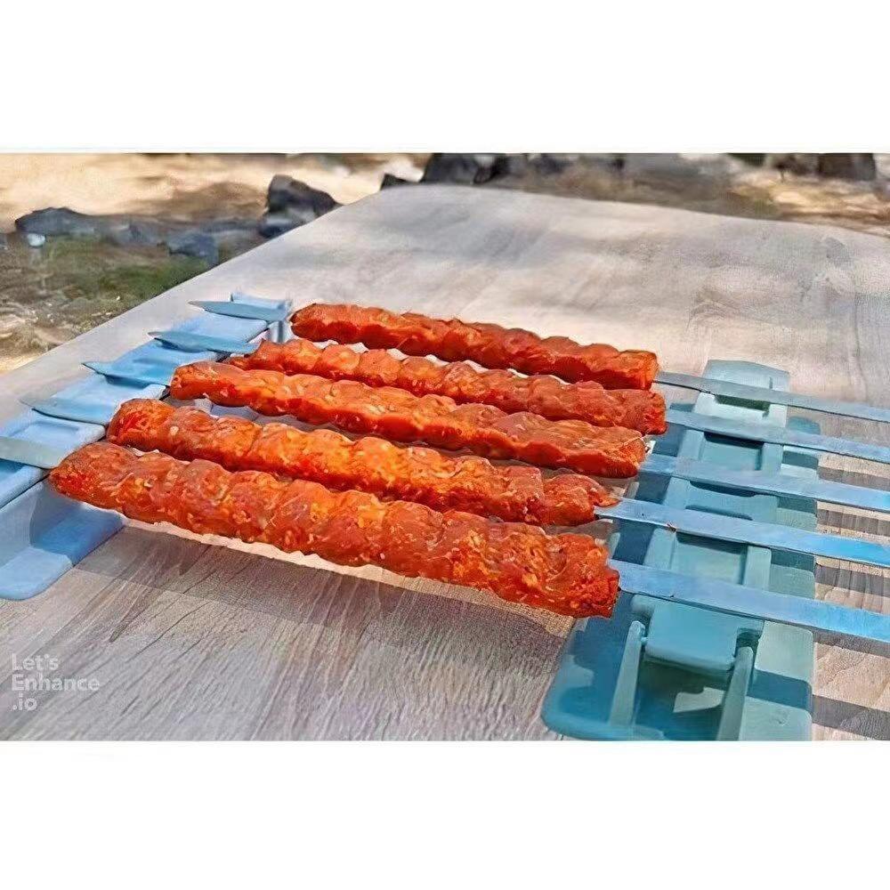 Skewers Kebab Maker Grill – Outdoor BBQ Skewer Tool