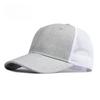 Unisex Summer Mesh Trucker Hat Structured Hard Top Baseball Cap Breathable Color Block Sun Protection Sports Cap for Men Women