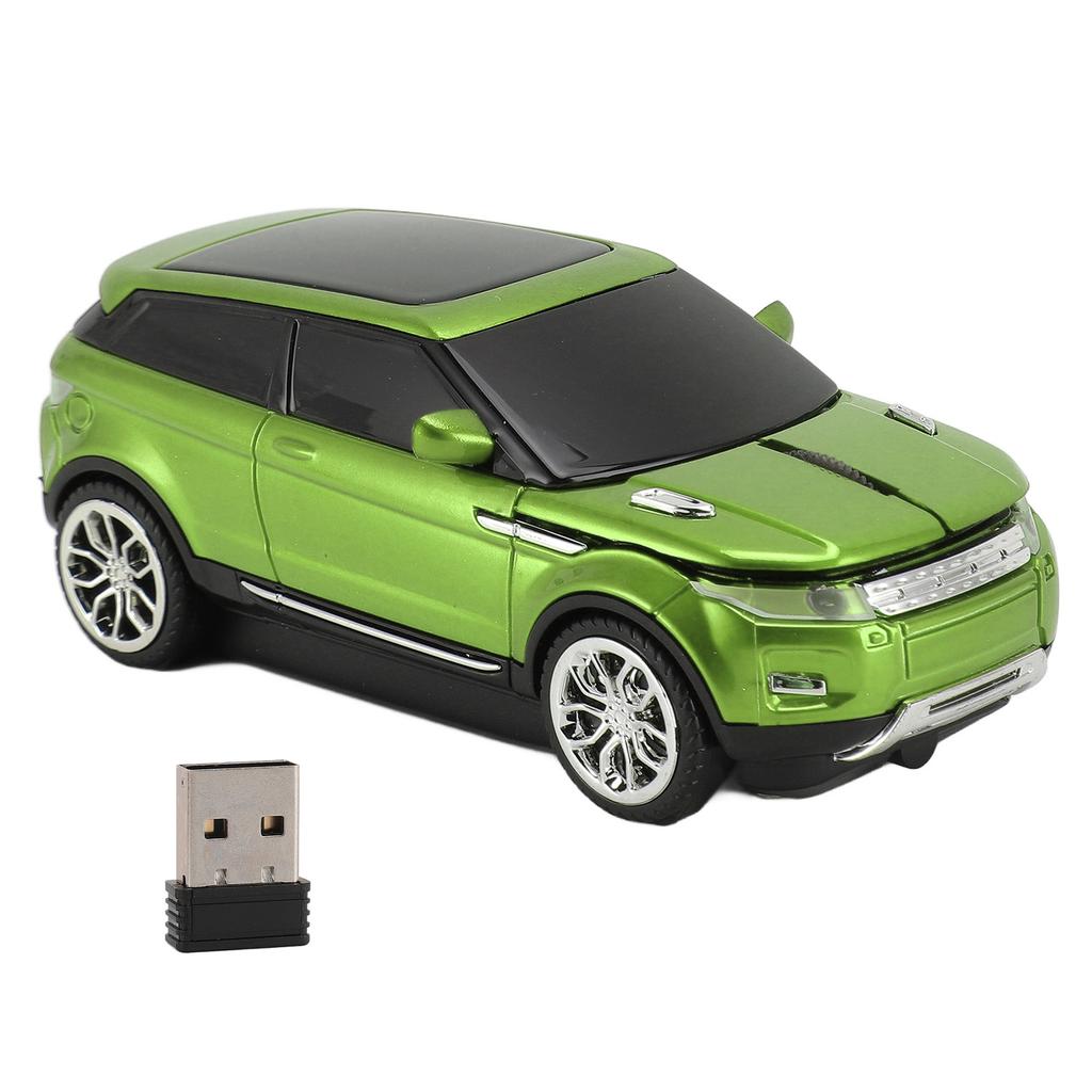 Car Shape Wireless Gaming Mice 2.4GHz 1600 DPI Cool 3D Car Shape Computer Mouse with USB Receiver
