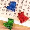 Unique Dragon Ornament Twelve Zodiac Glass Dragon Crafts Perfect New Year Gift for Feng Shui Animal Room Decor