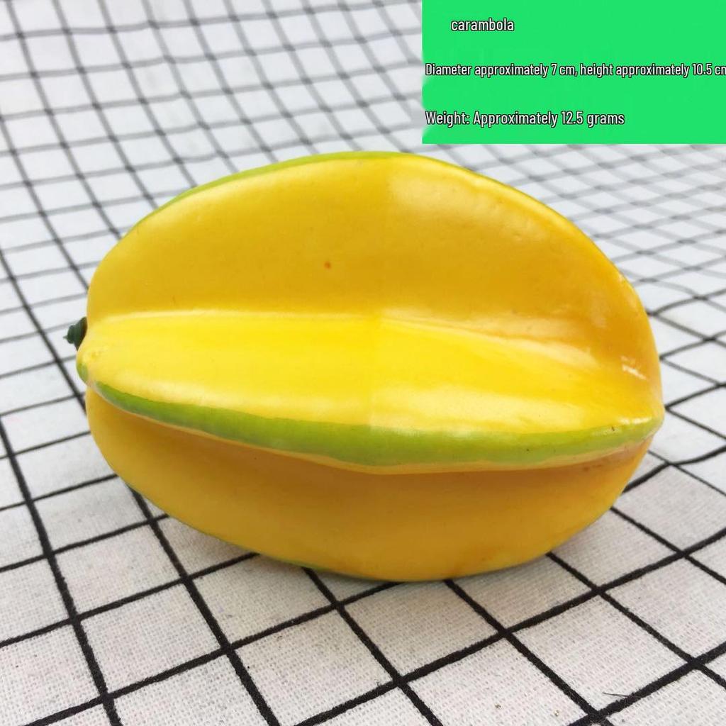 Artificial Apple, Persimmon, Lemon, and Banana Decorative Set for Home, Cabinet, and Photography Props