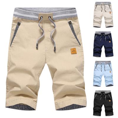 Men's Sports Cotton Linen Casual Loose Shorts Casual Pajamas Pocket Jogging Shorts Pants