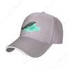 cyan lizard  rain world Baseball Cap Mountaineering Horse Hat Unisexs Caps Womens
