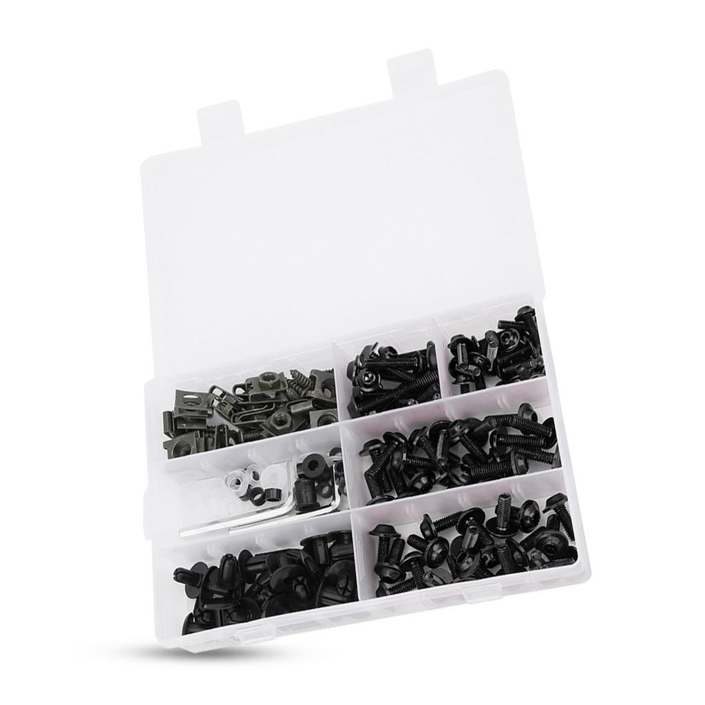 198PcsCelsiusSet Windscreen Fairing Screws M5 M6 s Kit Motorcycle Accessory