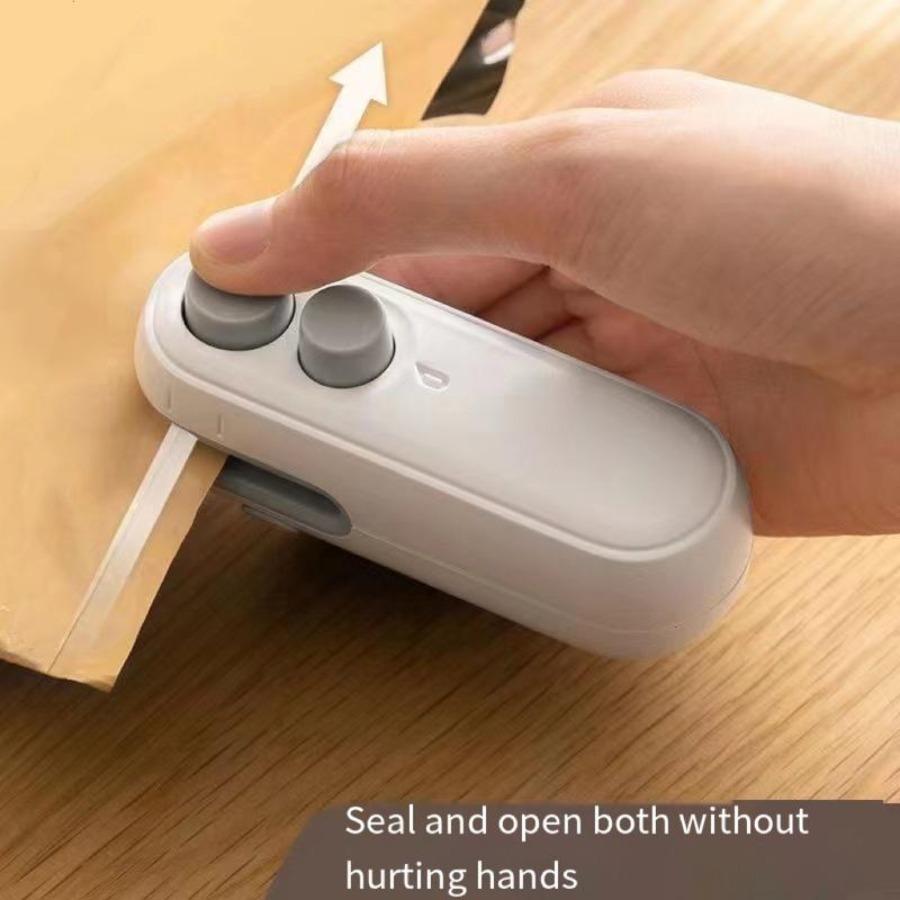 Portable Rechargeable 2-in-1 Sealer & Cutter, Food Bag Sealing Tool
