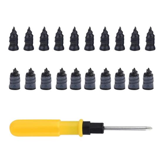 

Набор гвоздей для герметика для бескамерных шин, прочные сверхмощные заглушки для шин, спиральные резиновые гвозди, инструменты для быстрого самообслуживания F