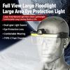 LED Headlamp Glasses With 2 Mode Lighting USB Chargeable Headlight Goggles Glasses For Night Sport And Activity