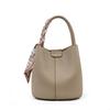 2025 Women's Genuine Leather Crossbody Bucket Handbag: High-End Spring/Autumn Collection