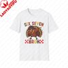 Six Seven 67 Thanksgiving Meme Funny Thankful Turkey Dabbing Funny Turkey Graphic Unisex Softstyle TShirt Thanksgiving Apparel
